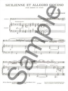 Sicilienne et Allegro Giocoso (Gabriel Grovlez) 