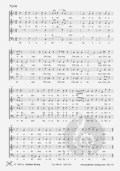 Missa brevis F-Dur von Johann Valentin Rathgeber 