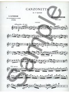 Quatuor No. 1: Canzonetta von Felix Mendelssohn Bartholdy 