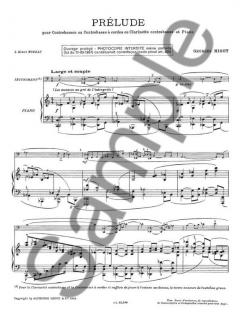 Prelude pour Contrebasson et Piano von Georges Migot 