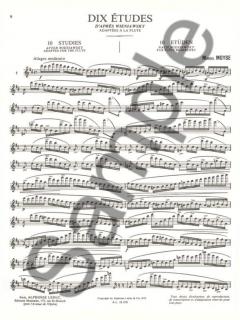 10 Etudes d'apres Wieniawsky von Marcel Moyse 