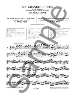 Marcel Mo\ (y:se: 6 Grandes Etudes de Furstenau von Marcel Moyse 