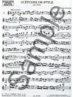 12 Etudes de Style von Jérôme Naulais 