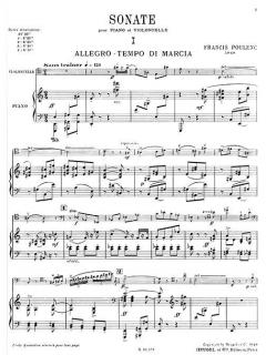Sonate von Francis Poulenc für Violoncello und Klavier im Alle Noten Shop kaufen