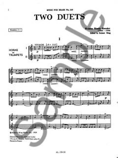 2 Duets For 2 Horns von Nikolai Rimski-Korsakow im Alle Noten Shop kaufen