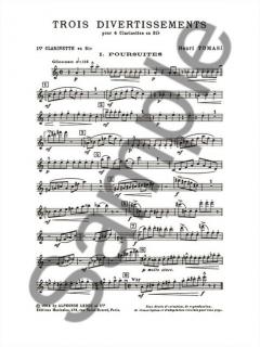 3 Divertissements von Tomasi 