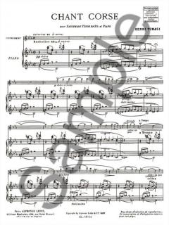 Chant Corse von Henri Tomasi 