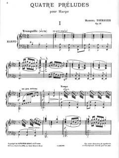 4 Preludes Op. 16 von Marcel Tournier 