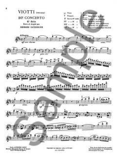 Premiers Solos Concertos - Classiques Nr. 20 von Giovanni Battista Viotti 