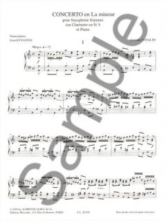 Concerto en La Mineur von Antonio Vivaldi 
