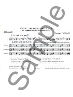 Jouer Chanter Improviser Vol.2 (Eberhard Werdin) 