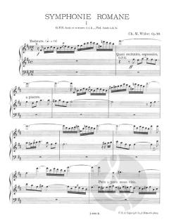 Symphonie Romane Op. 73 von Charles-Marie Widor 