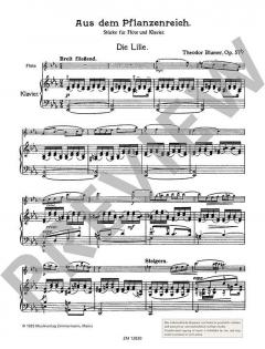 Aus dem Pflanzenreich op. 57b von Theodor Blumer 