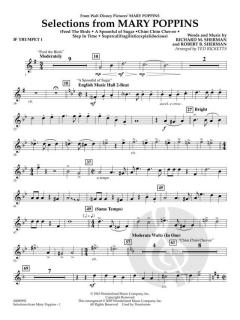 Selections from Mary Poppins von Richard Morton Sherman (Download) 