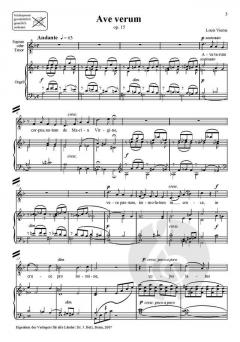 3 Sologesänge von Louis Vierne 