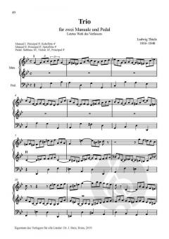 Orgelwerke Bd. 2 (Ped.) von Ludwig Thiele im Alle Noten Shop kaufen