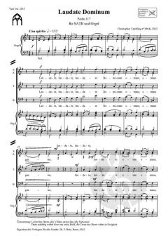 Laudate Dominum von Christopher Tambling 