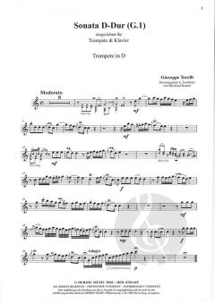 Sonata in D G.1 von Giuseppe Torelli 