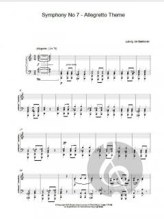 Symphony No. 7 - Allegretto Theme von Ludwig van Beethoven (Download) 