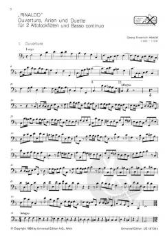 'Rinaldo' Ouvertüre, Arien und Duette (Georg Friedrich Händel) 