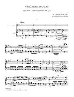Violakonzert G-Dur von Wolfgang Amadeus Mozart im Alle Noten Shop kaufen