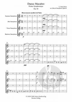 Danse Macabre op. 40 von Ebonit Saxophone Quartet 