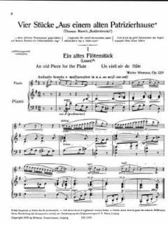 Vier Stücke aus einem alten Patrizierhause op. 121a von Walter Niemann 