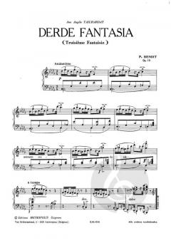 Derde Fantasia - Fantasia nr. 3 von Peter Benoit 