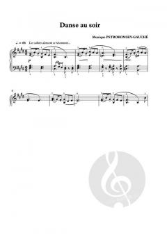 Danse au soir pour Piano von Monique Pstrokonsky-Gauché 