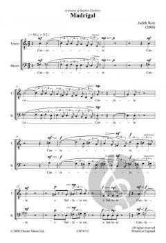Madrigal von Judith Weir 