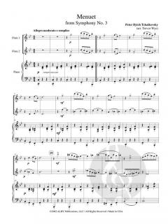 Menuet from Tchaikovsky's Symphony No. 3 von Peter Iljitsch Tschaikowsky 