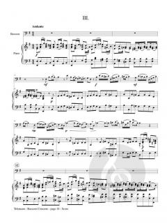 Bassoon Concerto von Georg Philipp Telemann 