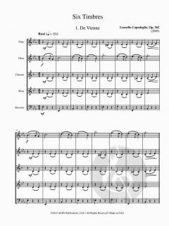 6 Timbres von Leonello Capodaglio 