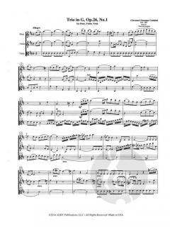 Trios op. 26, Nos. 1-3 von Giuseppe Maria Cambini 