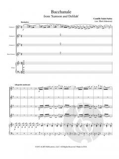 Bacchanale from 'Samson and Delilah'  von Camille Saint-Saëns 