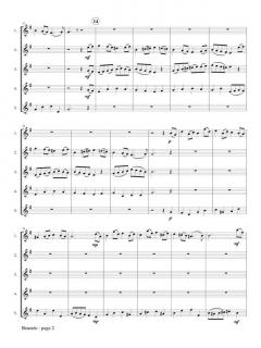 Bourrée von Johann Sebastian Bach 