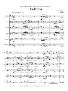 Cloud Forms, Opus 107 von Cecil Effinger 