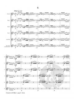 Concerto in E Minor op. 15, No. 6 von Joseph Bodin de Boismortier 