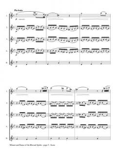 Minuet and Dance of the Blessed Spirits von Christoph Willibald Gluck 