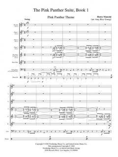 Pink Panther Suite, Book I von Henry Mancini 