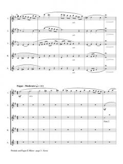 Prelude and Fugue in E Minor von Johann Sebastian Bach 