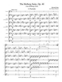 The Holberg Suite (Aus Holbergs Zeit) von Edvard Grieg 