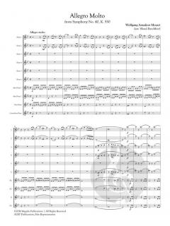 Allegro Molto from Symphony No. 40 von Wolfgang Amadeus Mozart 