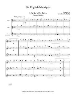 6 English Madrigals 