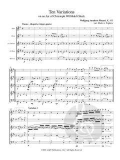 10 Variations on an Air of Chr. W. Gluck. K. 455 von Wolfgang Amadeus Mozart 