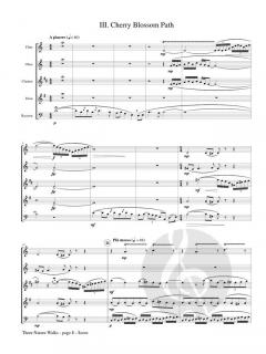 3 Nature Walks (Wind Quintet) von Alexandra Molnar-Suhajda 