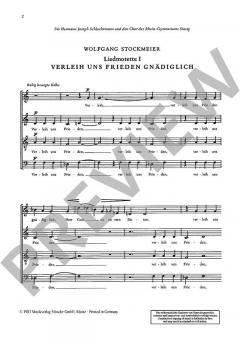 Drei Liedmotetten Wk 270 von Wolfgang Stockmeier (Download) 