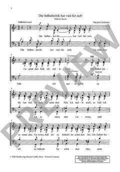 Chorlieder nach Busch Heft 2 von Manfred Schlenker (Download) 