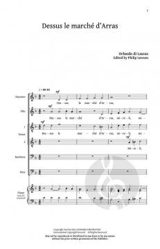 Five French Madrigals von Orlando di Lasso (Download) 