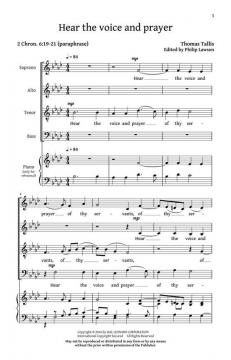 Prayers And Partsongs von Thomas Tallis 